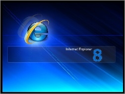 Tło, Internet Explorer 8, Windows, Granatowe